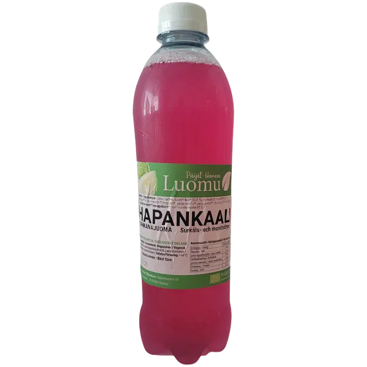 Go Hapan Kaali-porkkanajuoma, luomu, 0,5 l