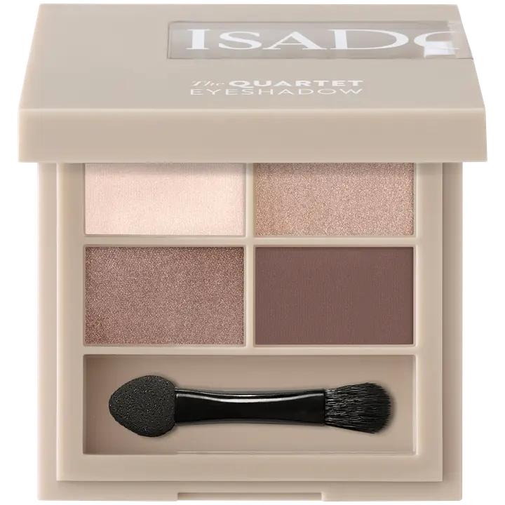 Isadora The Eyeshadow Quartet luomiväripaletti 04 Cappuccino 3,5 g