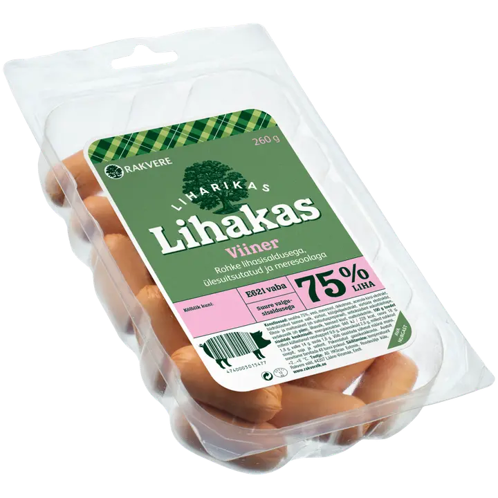 Rakvere Lihakas Viiner 260 G