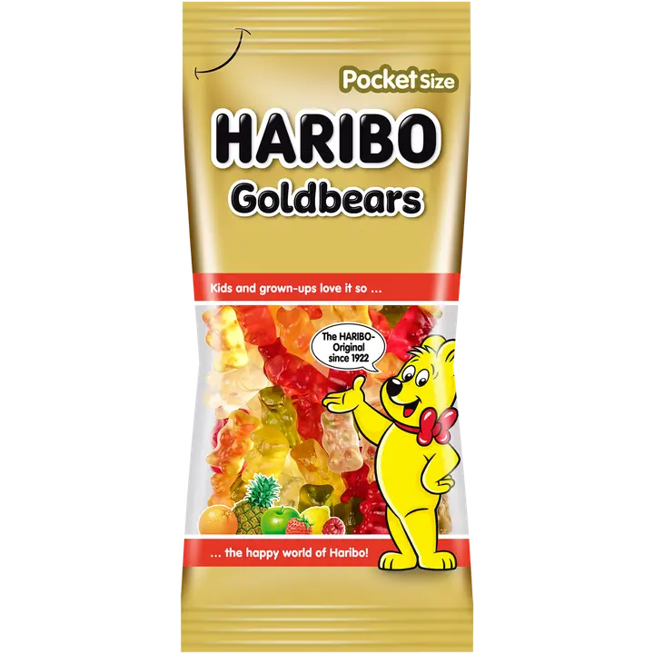 HARIBO Goldbears 75g hedelmäkarkkipussi