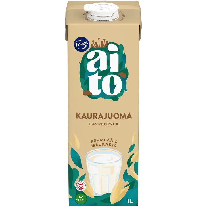 Fazer Aito Kaurajuoma 1L UHT