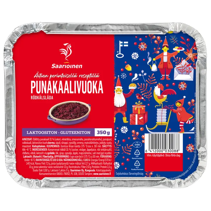 Saarioinen Punakaalivuoka 350g