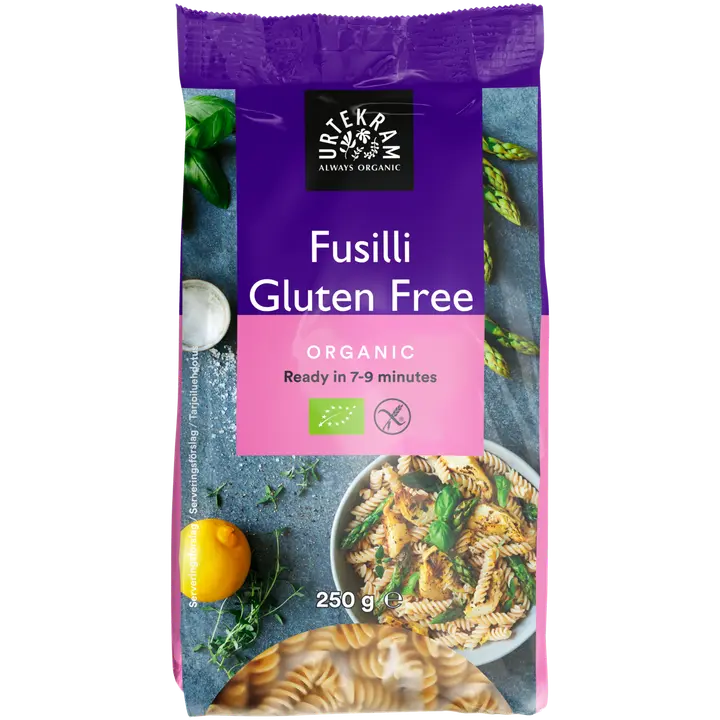 URTEKRAM Luomu Gluteeniton Fusilli 250g
