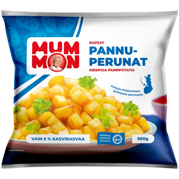 Mummon Rapeat Pannuperunat 500 g, pakaste