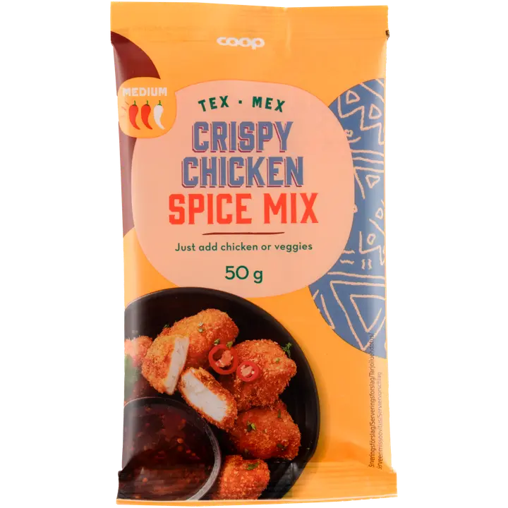 Coop Crispy Chicken mausteseos medium 50 g