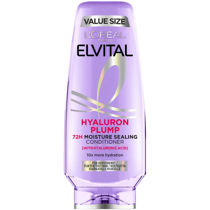 L'Oréal Paris Elvital Hyaluron Plump hoitoaine kosteutta kaipaaville hiuksille 300ml