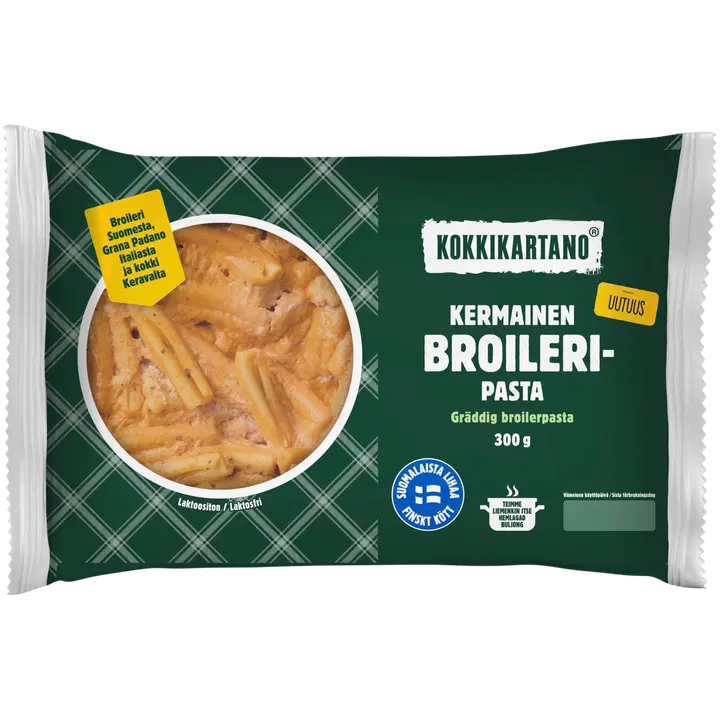 Kokkikartano Kermainen broileripasta 300g