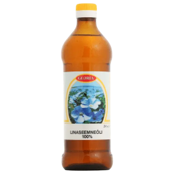 Gloria linaseemneõli rafineerimata 500 ml