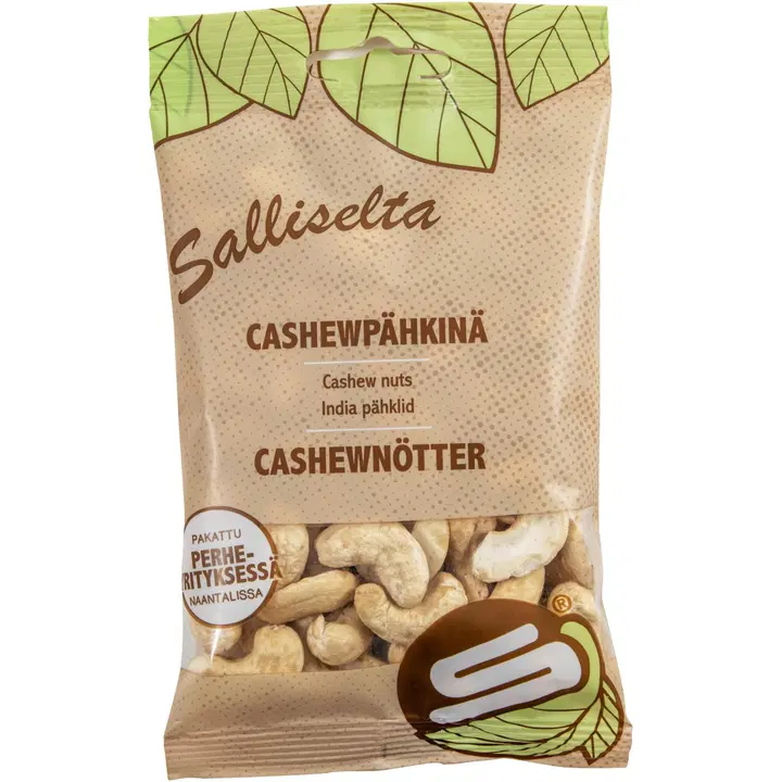Salliselta Cashewpähkinä 80g