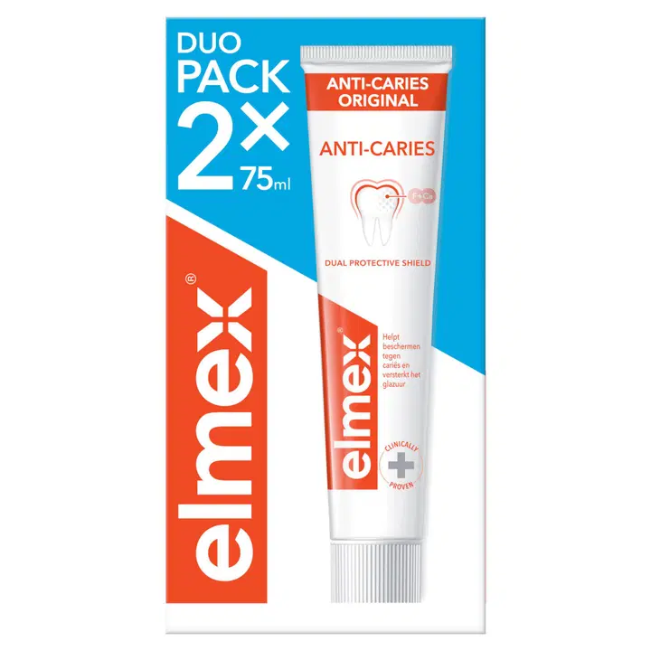 elmex Anti-Caries Original hammastahna 2x75ml