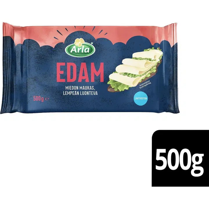 Arla Edam 500g 24% juusto