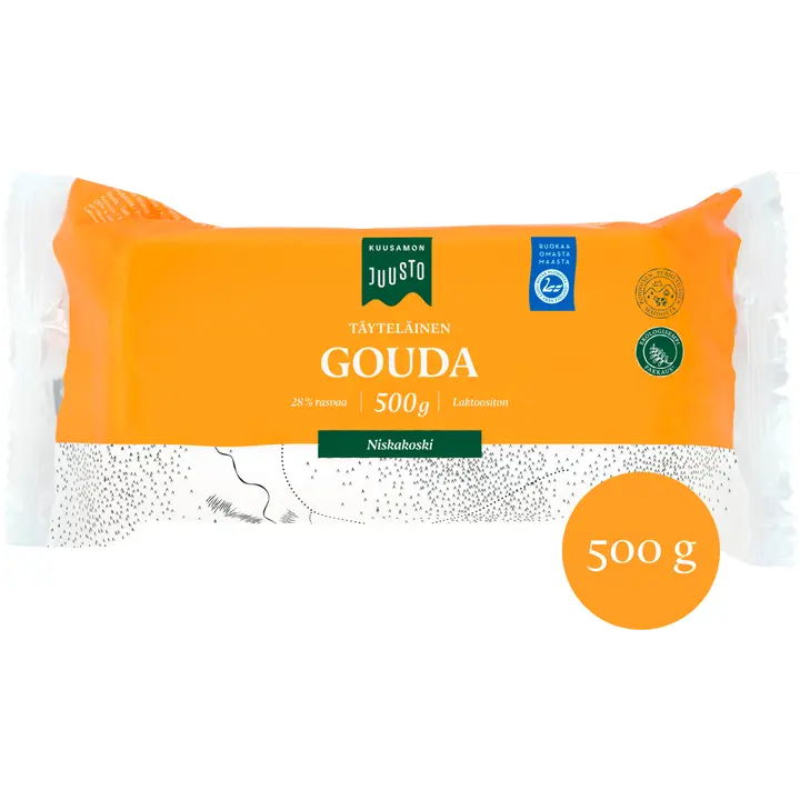 Kuusamon Juusto Gouda 500 g