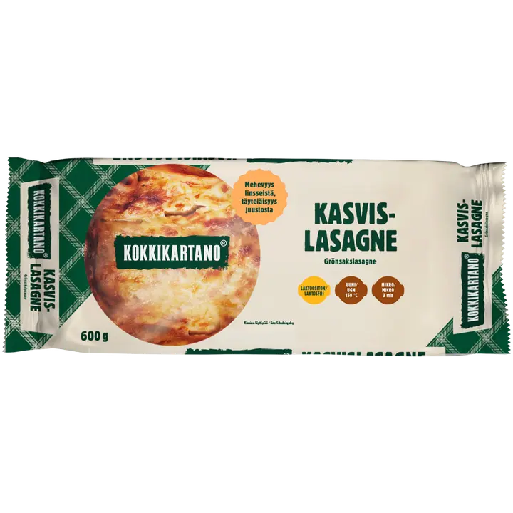 Kokkikartano Kasvislasagne 600g
