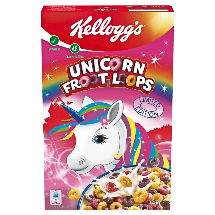 KELLOGG'S Unicorn Froot Loops 375g