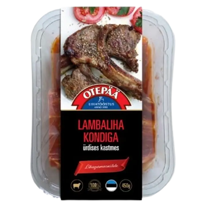 Otepää Lihatoostus Lambaliha Kondiga Ürdises Kastmes 450G