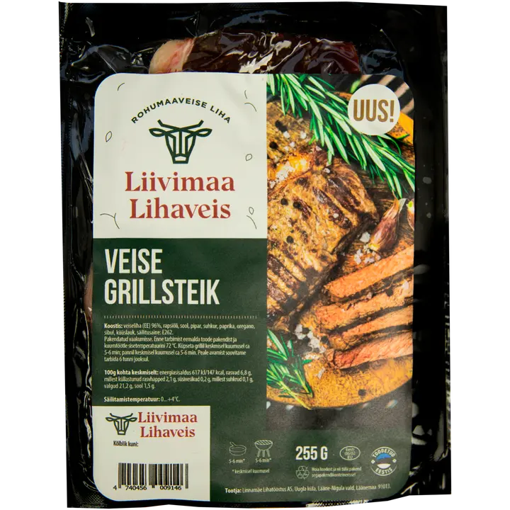 Liivimaa Lihaveis Veise Grillsteik 255 G