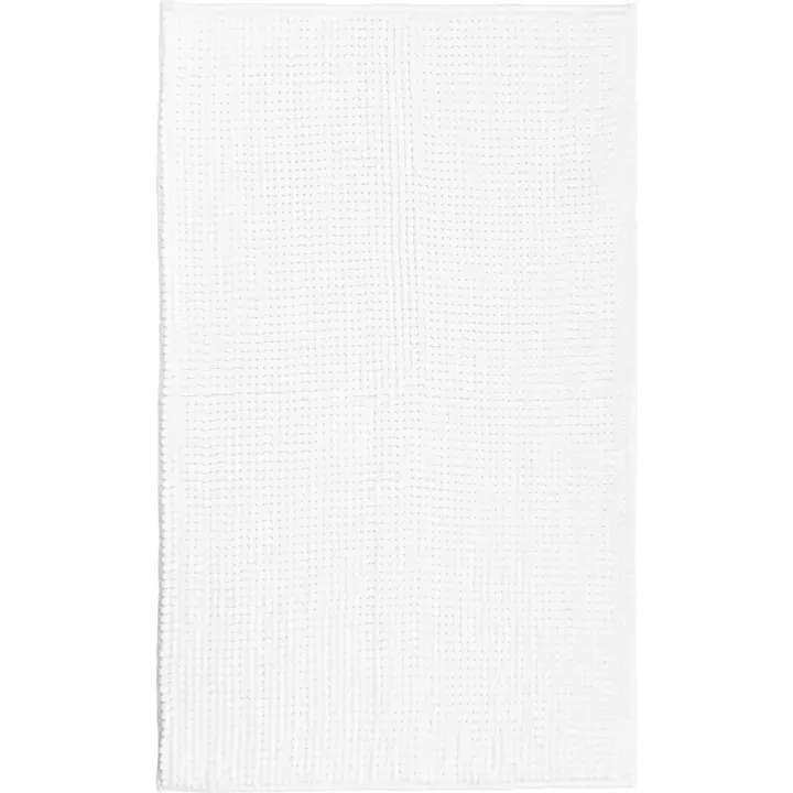 House kylpyhuoneen matto Chenille 50 x 80 cm valkoinen