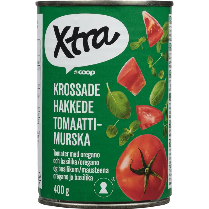Xtra tomaattimurska oregano ja basilika 400 g