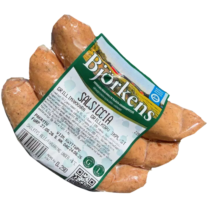 Björkens Salsiccia grillimakkara 290g