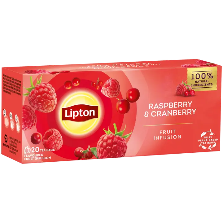 Lipton vaarika-jõhvika tee 20x1,6g