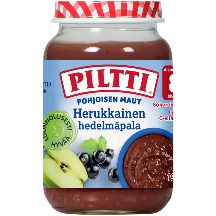 PILTTI Pohjoisen maut 190g Herukkainen hedelmäpala 8kk