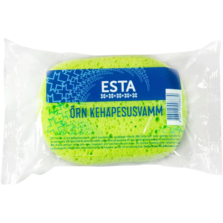 Kehapesusvamm õrn Esta