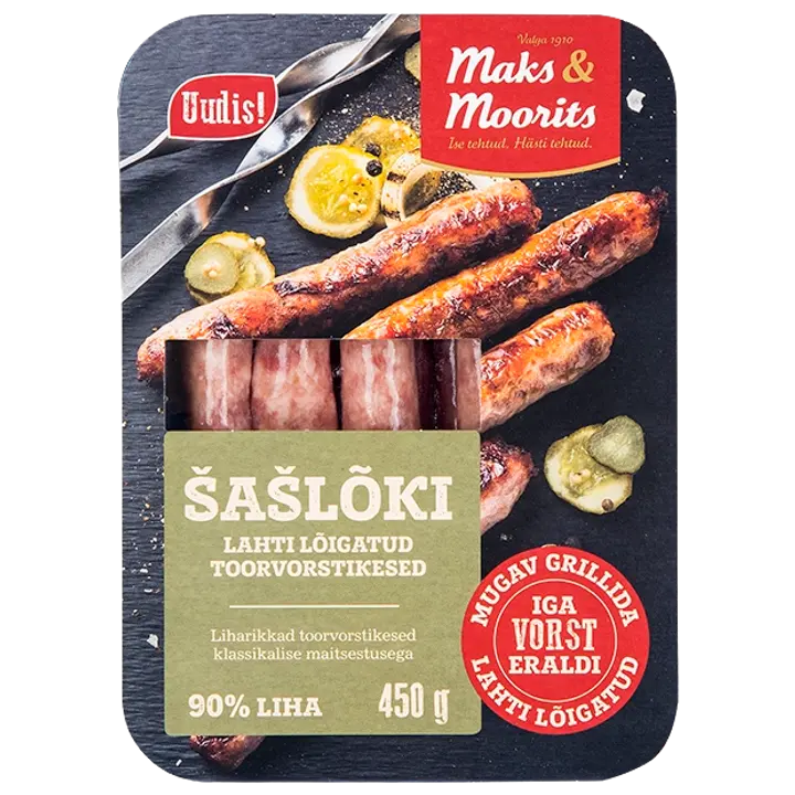 Šašlõki Toorvorstikesed 450 g