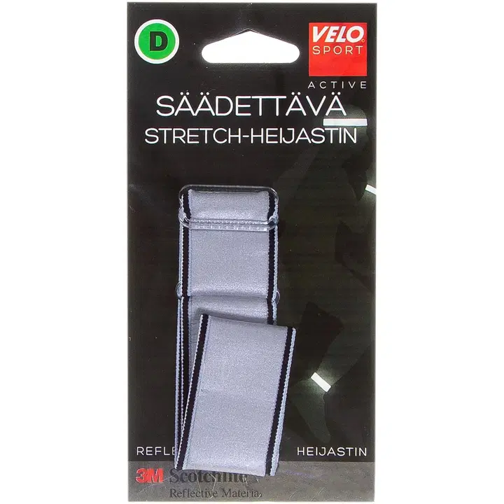 Velo D Säädettävä heijastinnauha musta