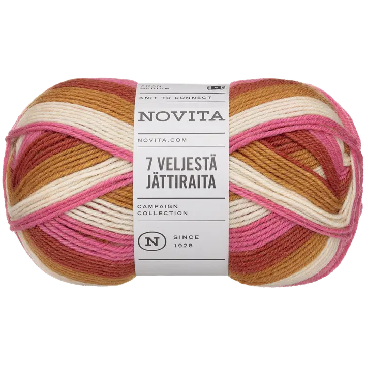 Lõng 7 Veljestä 150g õhtupäike 8271