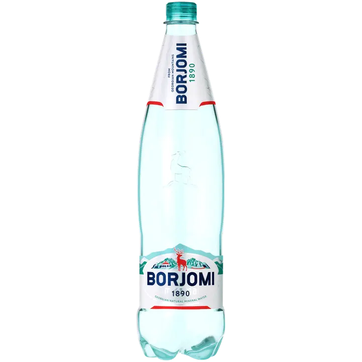 Borjomi Georgian Mineral Water luontainen hillihapotettu kivennäisvesi 1L