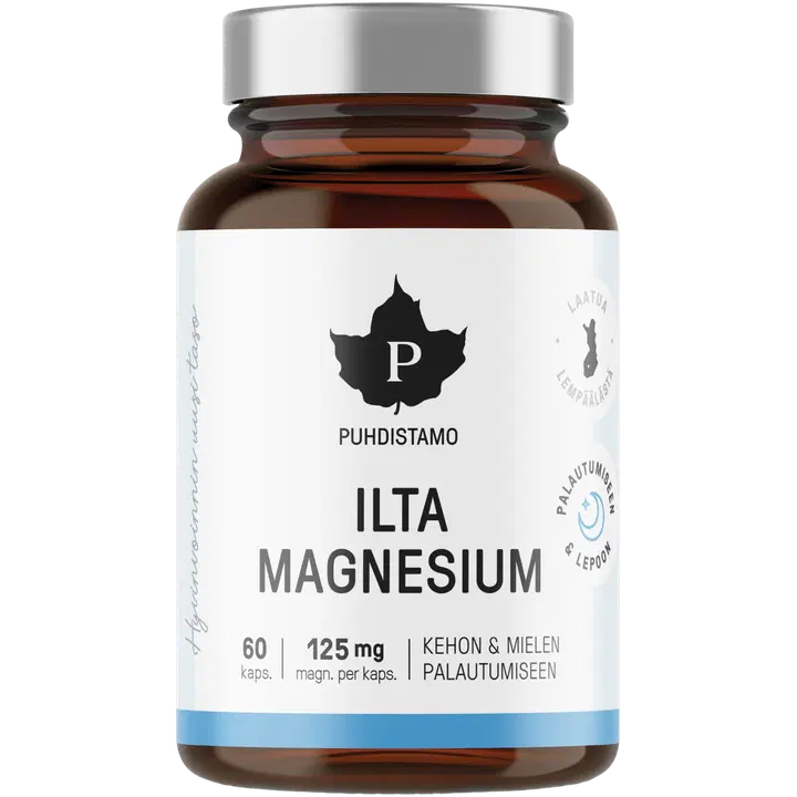 Puhdistamo Ilta Magnesium 60 kapselia