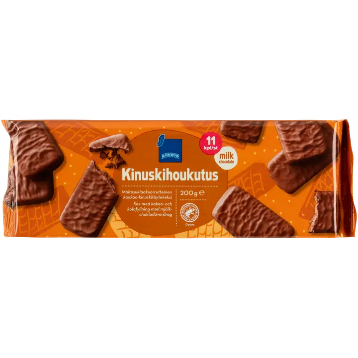 Rainbow Kinuskihoukutus täytekeksi 200 g