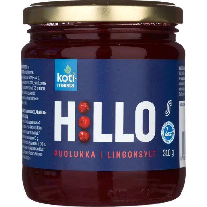 Kotimaista puolukkahillo 310 g