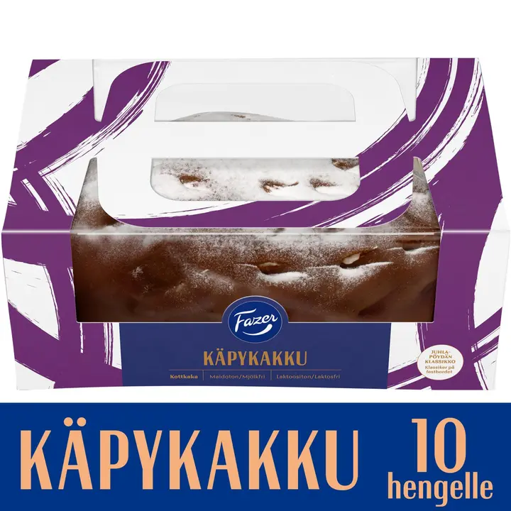 Fazer Käpykakku 710g, täytekakku