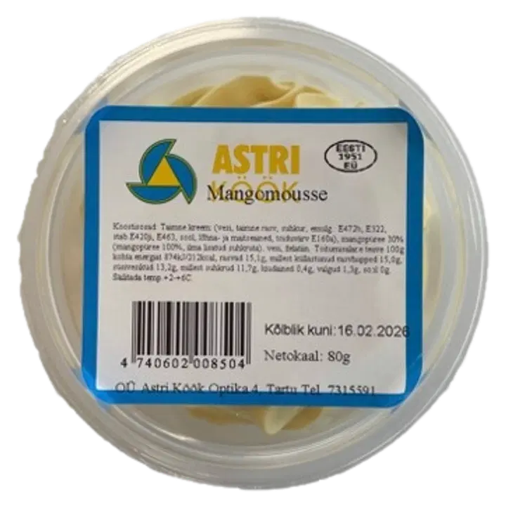 Astri Mangomousse 80g
