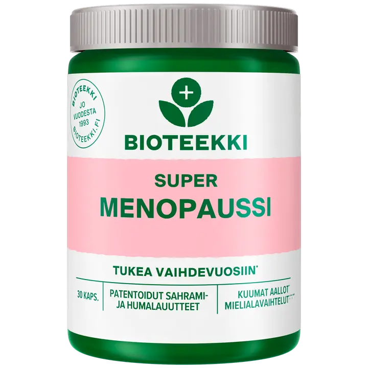 Bioteekki Super Menopaussi ravintolisä 30 kaps.