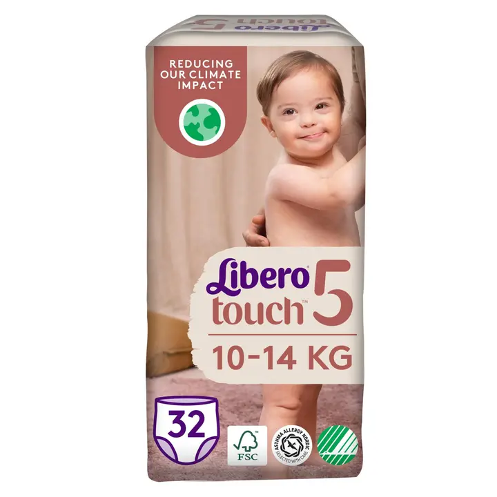 LIBERO Touch housuvaippa koko 5, 32kpl, 10-14 kg