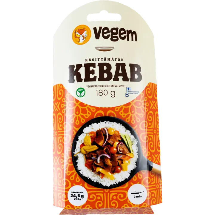 Vegem käsittämätön kebab 180g