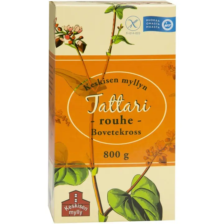 Keskisen Myllyn Kotimainen Täysjyvä Tattarirouhe 800g