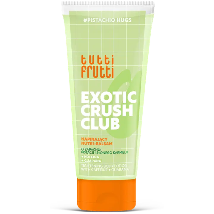 Tutti Frutti Exotic Crush Club vartalovoide pistaasi, kofeiini ja guarana 200 ml