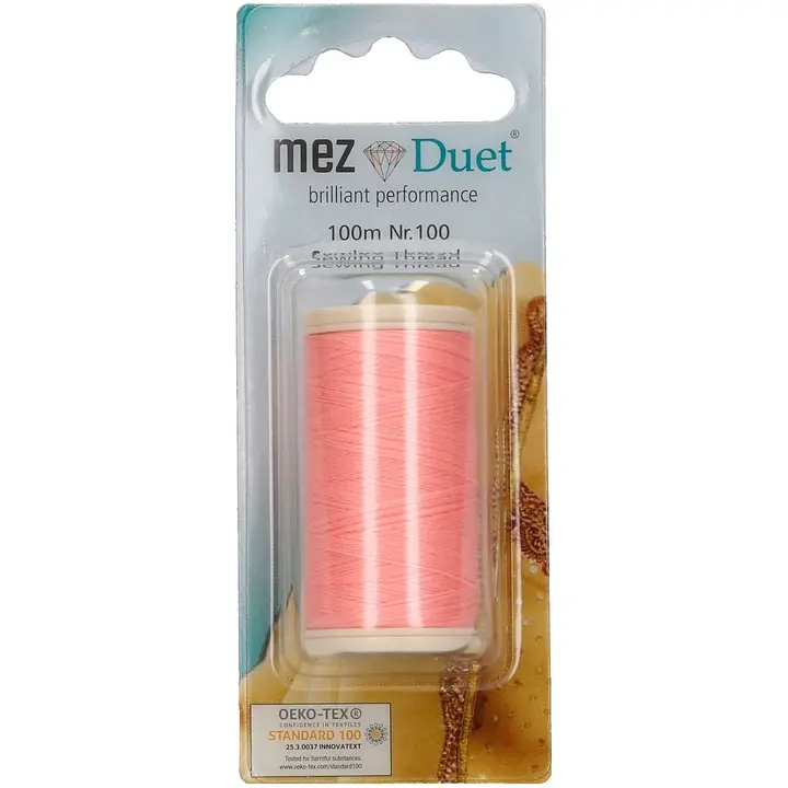 Polüesterniit Duet 100m helepunane