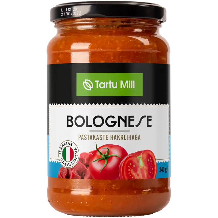 Tartu Mill bolognese pastakaste 340g, gluteenivaba