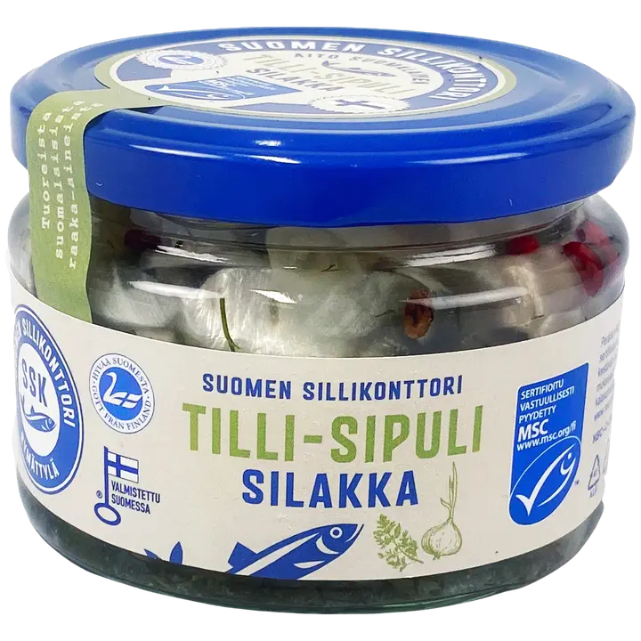 Suomen Sillikonttori Tilli-sipulisilakkarulla 280g MSC