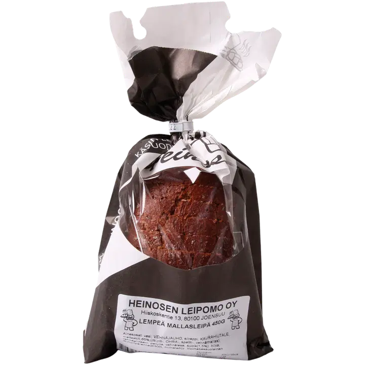 Heinosen Leipomo lempeä mallasleipä 450 g