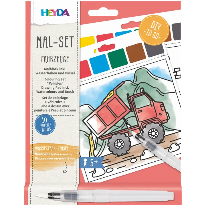 Värityssetti Ajoneuvot