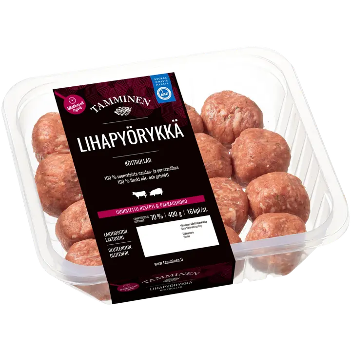Tamminen lihapyörykkä 16kpl 400g