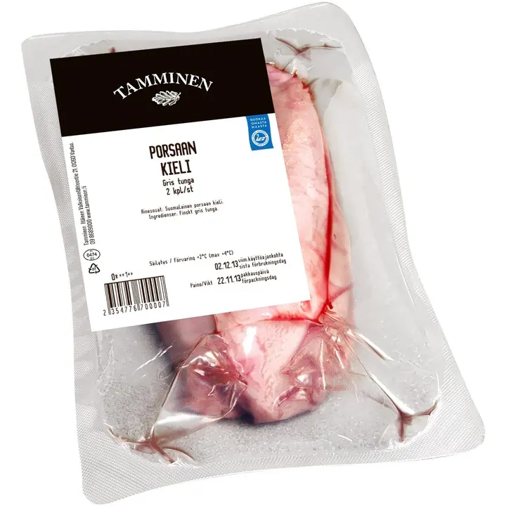 Tamminen porsaan kieli pakaste n400g