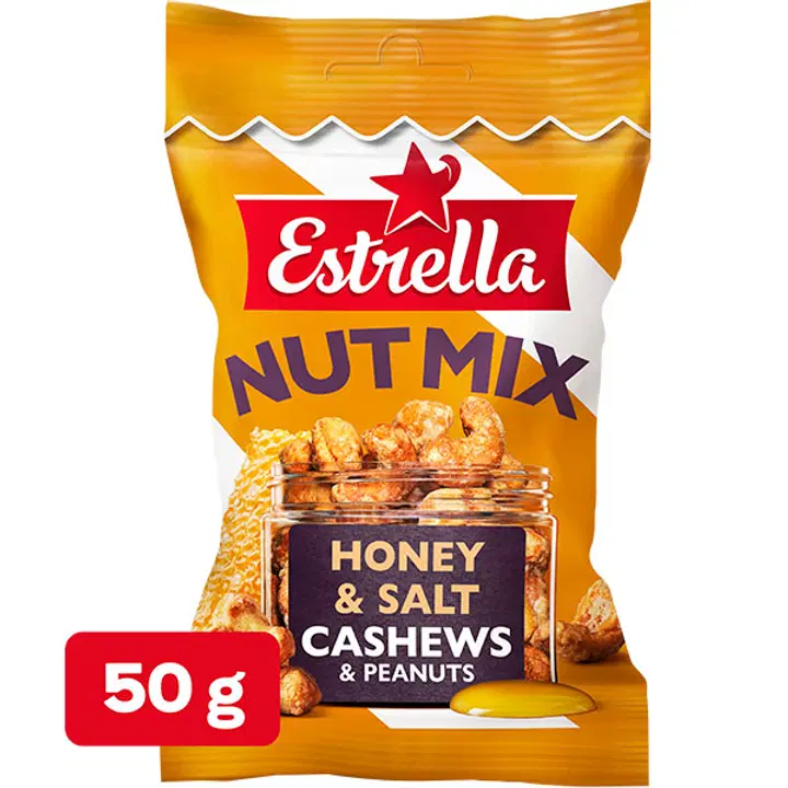 Estrella Nut mix Honey & Salt Cashew 50g