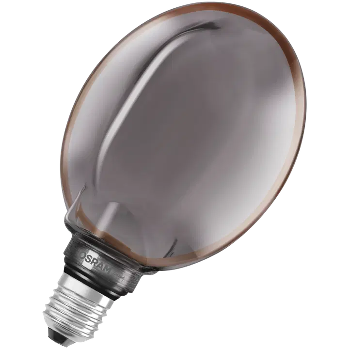 OSRAM LED-sisustuslamppu Vintage 1906 Globe 130mm 4W 110lm 1800K E27 O-filamentti savunharmaa lasi
