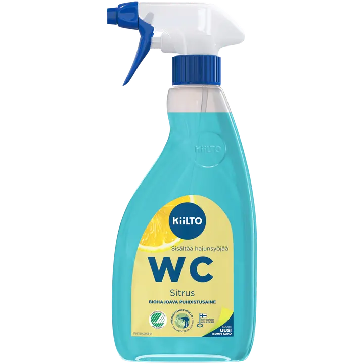 Kiilto WC biohajoava puhdistussuihke Sitrus 600 ml
